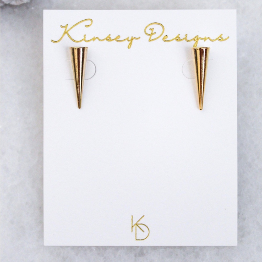 Pointe earrings, post back.  NWT